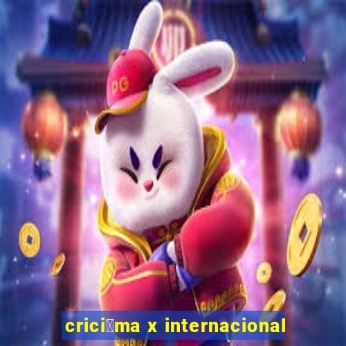 crici煤ma x internacional