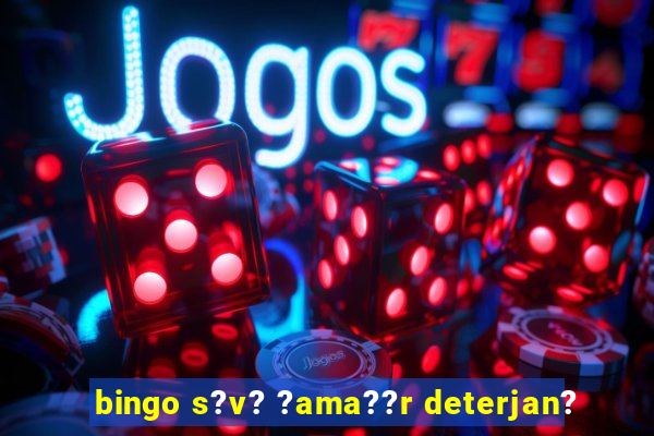 bingo s?v? ?ama??r deterjan?