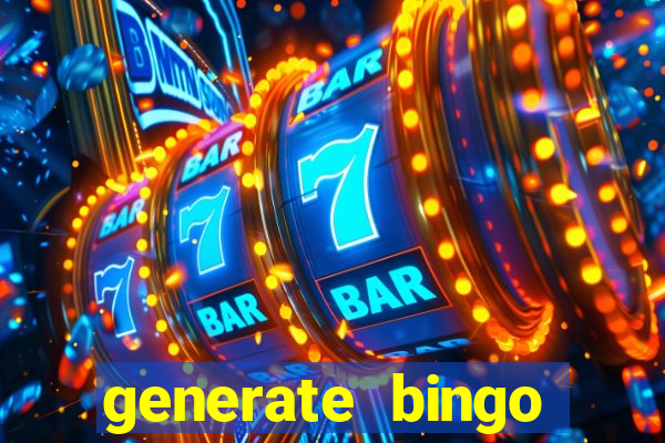 generate bingo cards with pictures