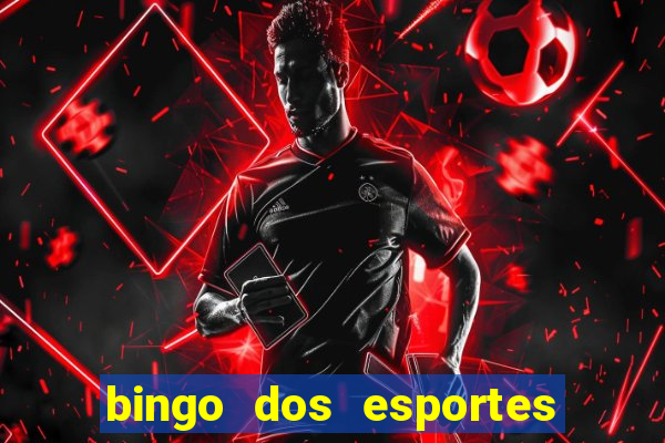 bingo dos esportes para imprimir