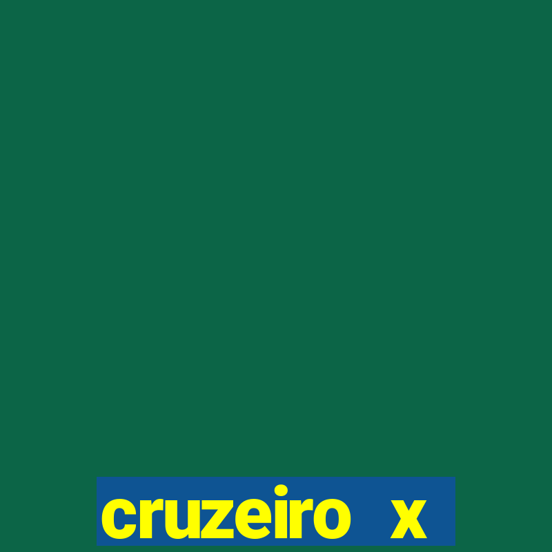 cruzeiro x fluminense palpite