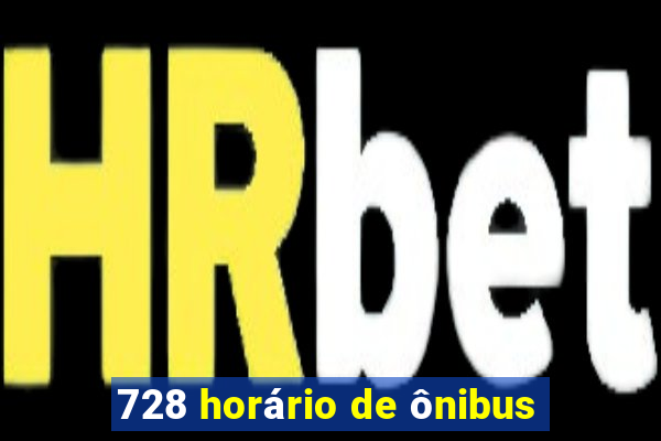 728 horário de ônibus