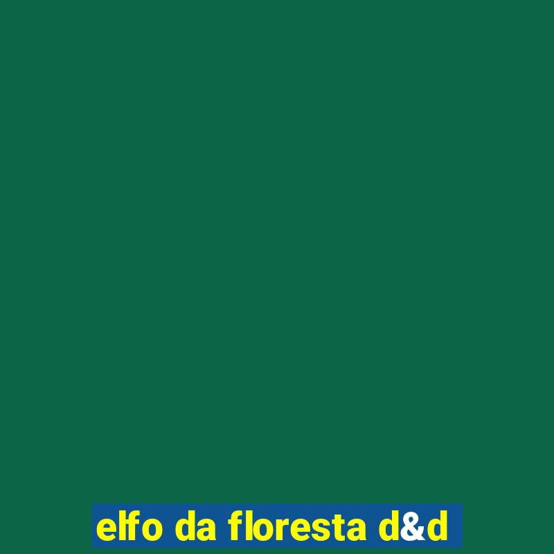 elfo da floresta d&d