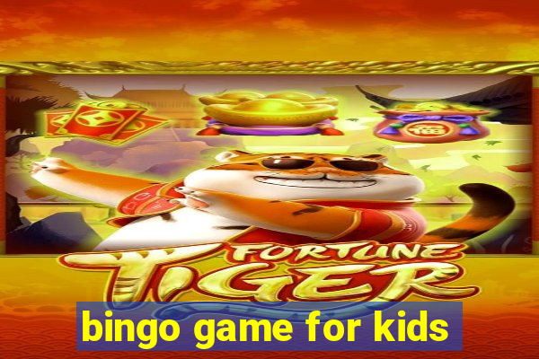 bingo game for kids