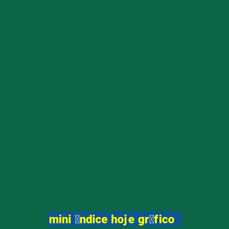 mini 铆ndice hoje gr谩fico