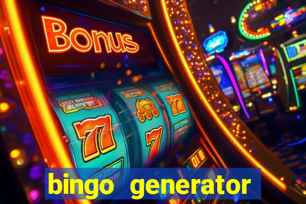 bingo generator with images