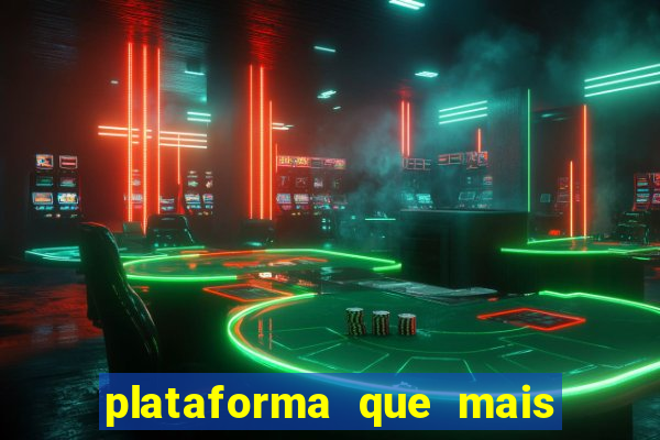 plataforma que mais paga slots