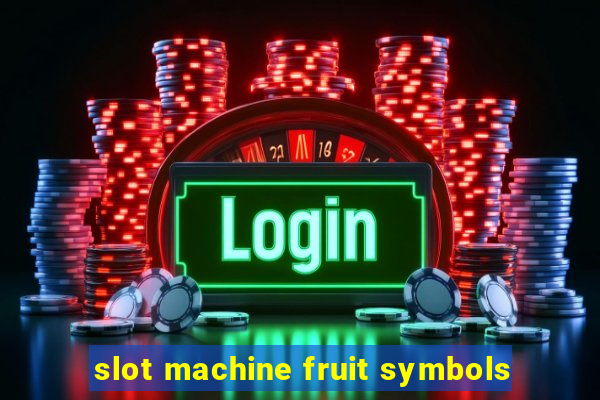 slot machine fruit symbols