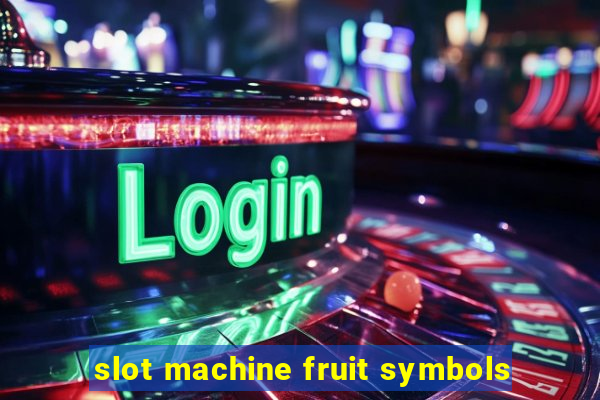 slot machine fruit symbols