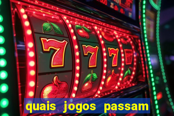 quais jogos passam no sportv