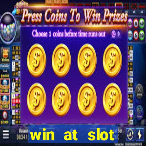 win at slot machines in casinos