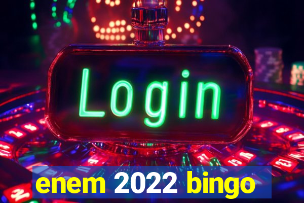 enem 2022 bingo