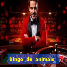 bingo de animais para educa??o infantil