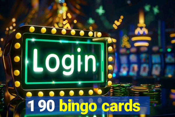 1 90 bingo cards