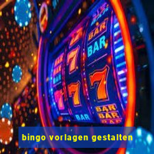 bingo vorlagen gestalten