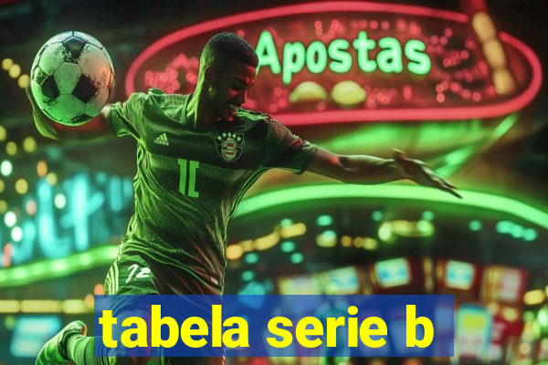 tabela serie b