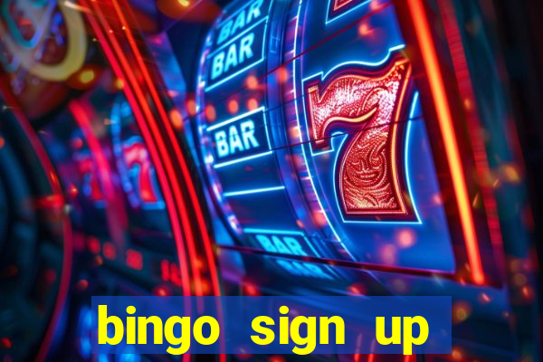 bingo sign up offers no wagering