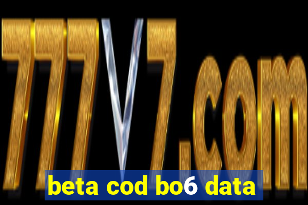 beta cod bo6 data