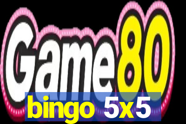 bingo 5x5