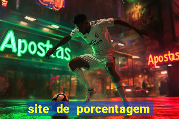 site de porcentagem de slot