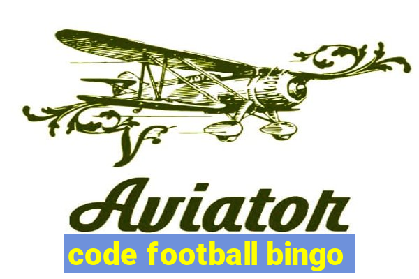 code football bingo