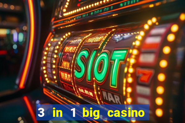 3 in 1 big casino game set