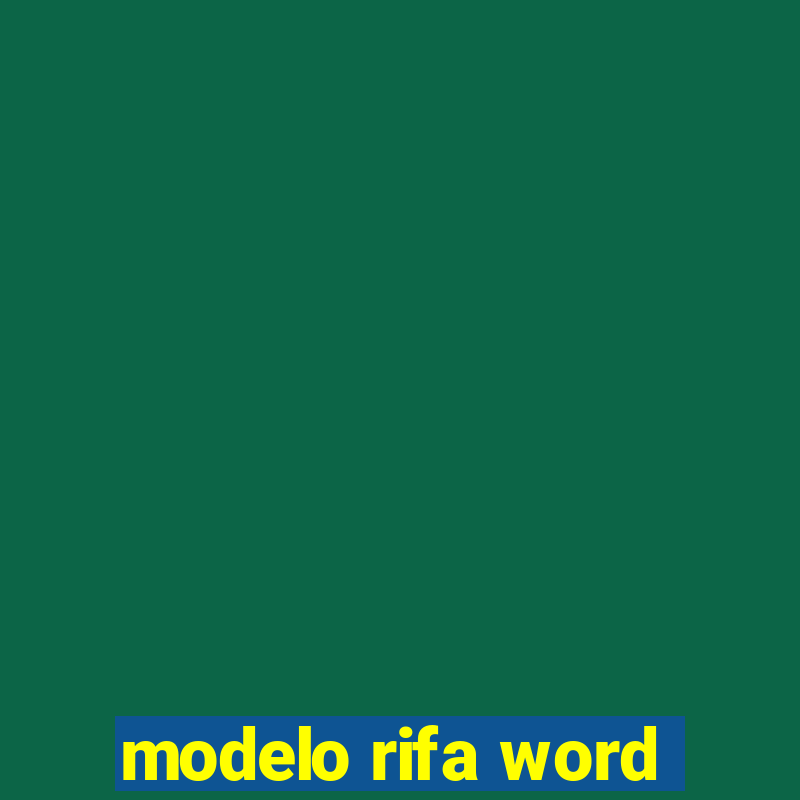 modelo rifa word