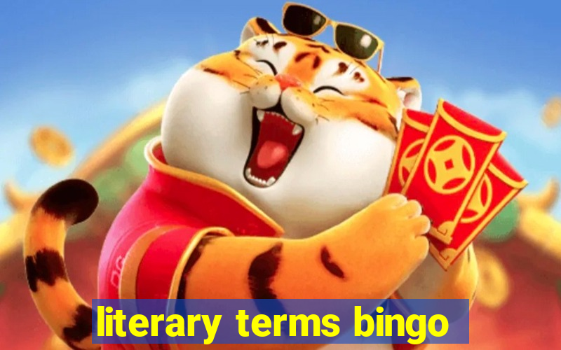 literary terms bingo