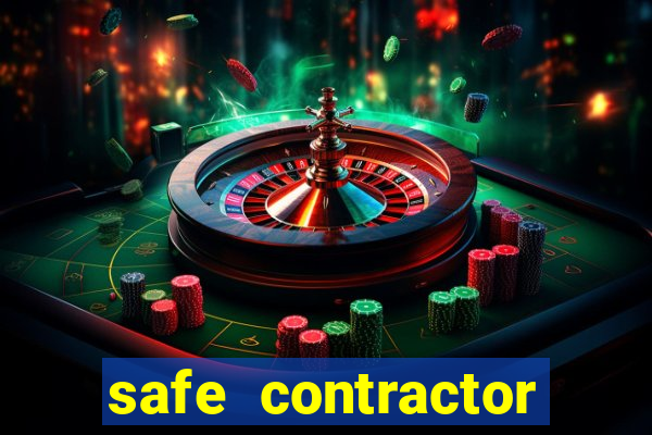 safe contractor approved list