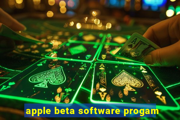 apple beta software progam