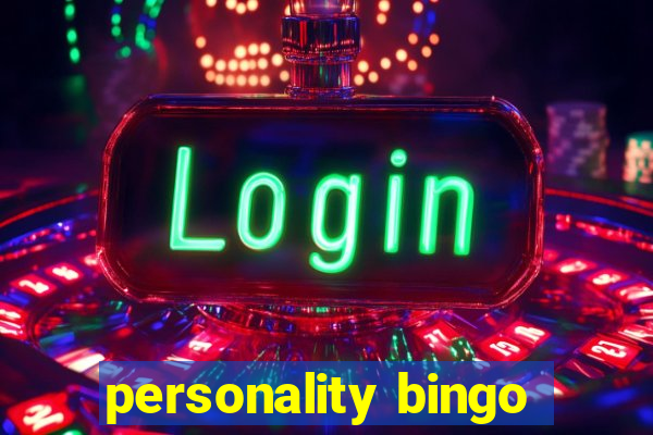 personality bingo