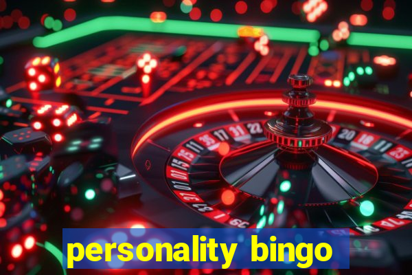 personality bingo