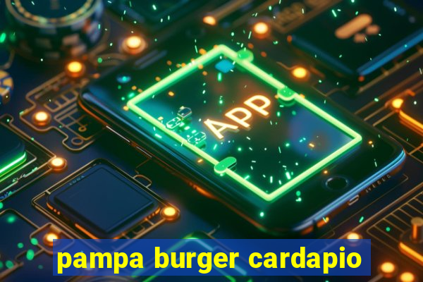 pampa burger cardapio