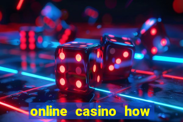 online casino how to win