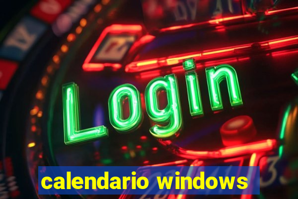 calendario windows