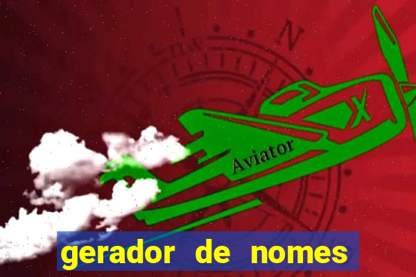 gerador de nomes de guerra