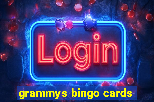 grammys bingo cards