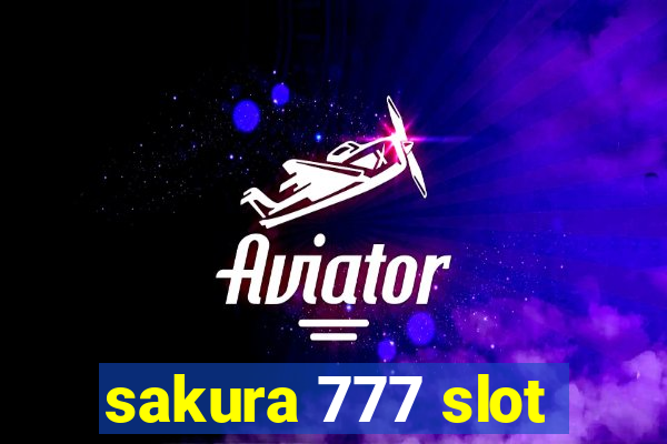 sakura 777 slot