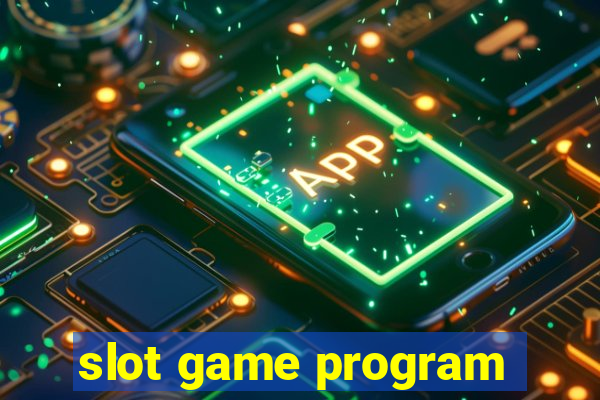 slot game program