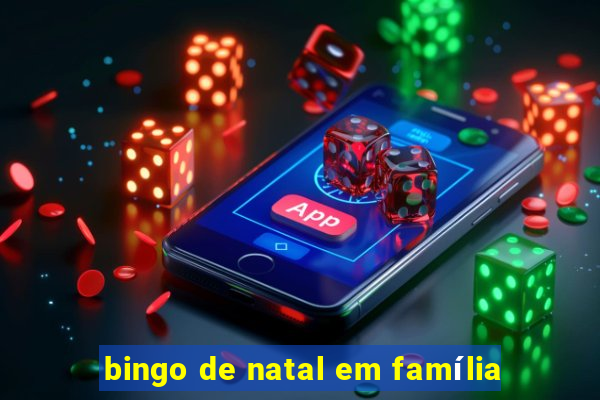 bingo de natal em família