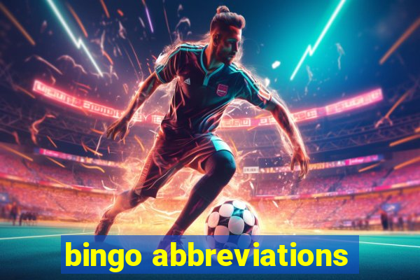 bingo abbreviations