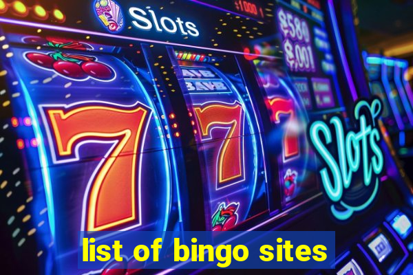 list of bingo sites