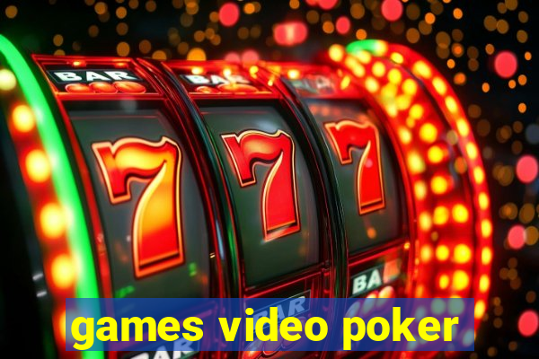 games video poker