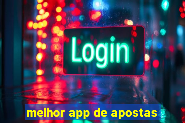 melhor app de apostas