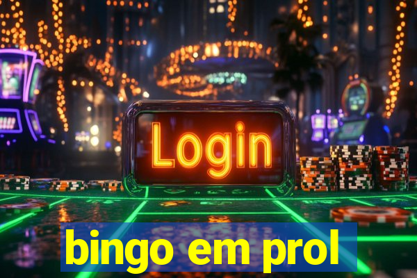 bingo em prol