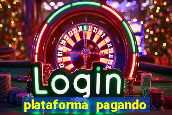 plataforma pagando no cadastro