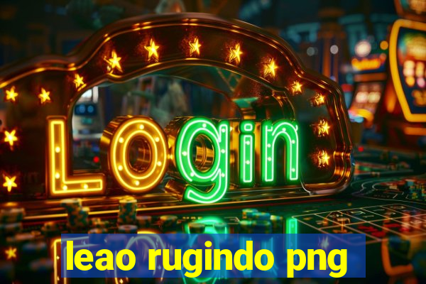 leao rugindo png