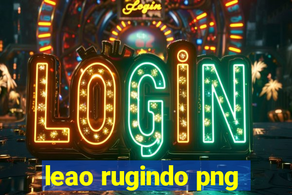 leao rugindo png