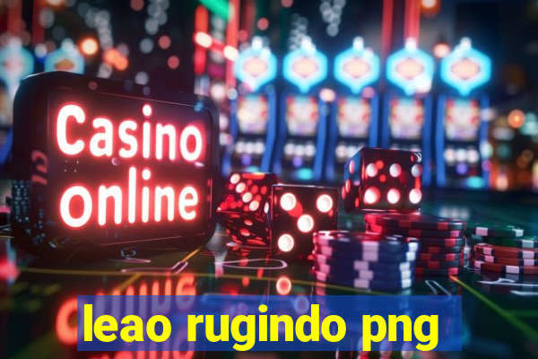 leao rugindo png