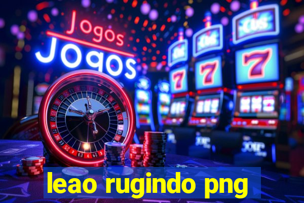 leao rugindo png